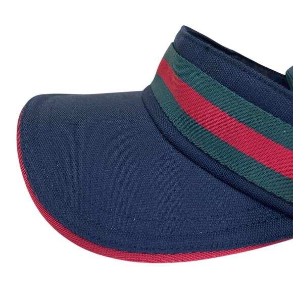 Gucci GG canvas visor with Web stripe - Picture 2 of 3